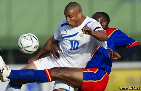 Gabon striker Daniel Cousin