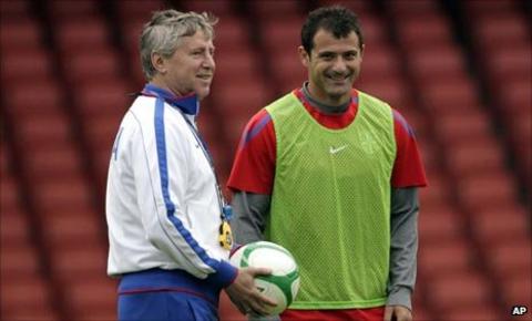 Vladimir Petrovic and Dejan Stankovic