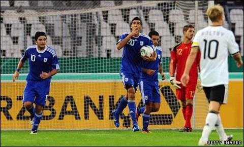 Cyprus score against Germany