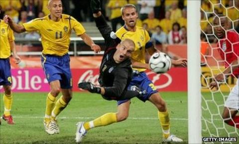 England drew 2-2 against Sweden at the 2006 World Cup