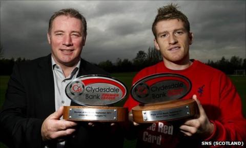 Ally McCoist and Steven Davis