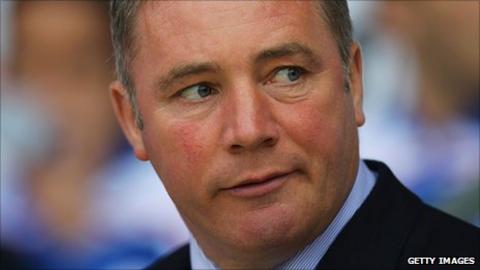 Rangers manager Ally McCoist