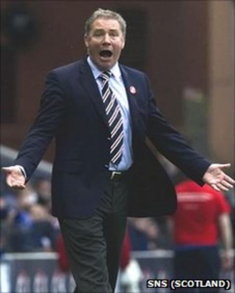 Rangers manager Ally McCoist