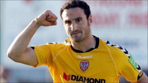 Eamon Zayed scored from the penalty spot against Galway