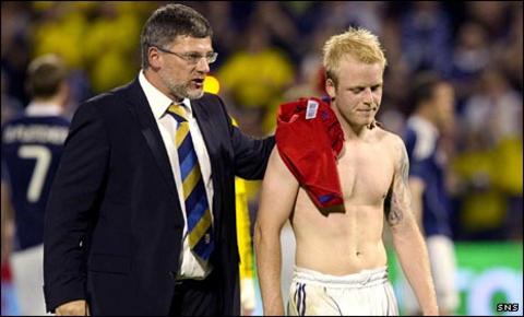 Craig Levein and Steven Naismith
