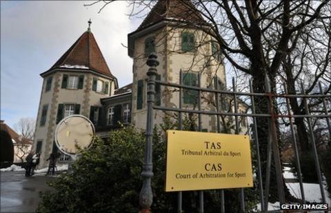 The Court of Arbitration for Sport in Lausanne, Switzerland