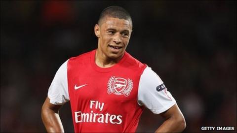 Arsenal winger Alex Oxlade-Chamberlain