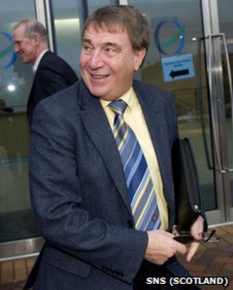 St Johnstone chairman Geoff Brown