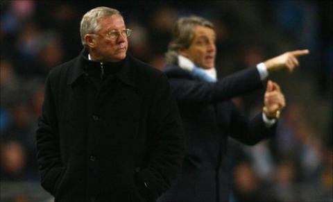 Sir Alex Ferguson and Roberto Mancini