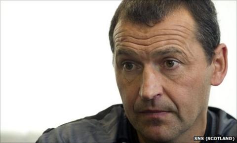 Hibernian manager Colin Calderwood