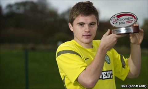 Celtic winger James Forrest