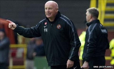 Dundee United manager Peter Houston