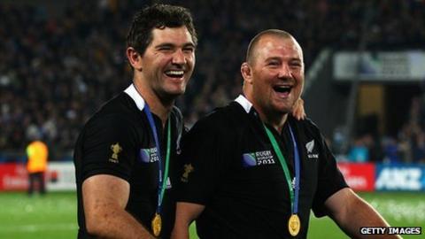 Stephen Donald (left) and Tony Woodcock (right)