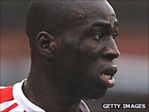 Stoke City striker Mama Sidibe
