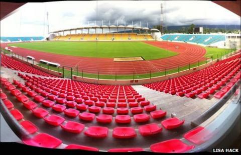 The Malabo Stadium in Equatorial Guinea