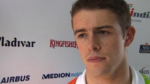 Force India driver Paul di Resta