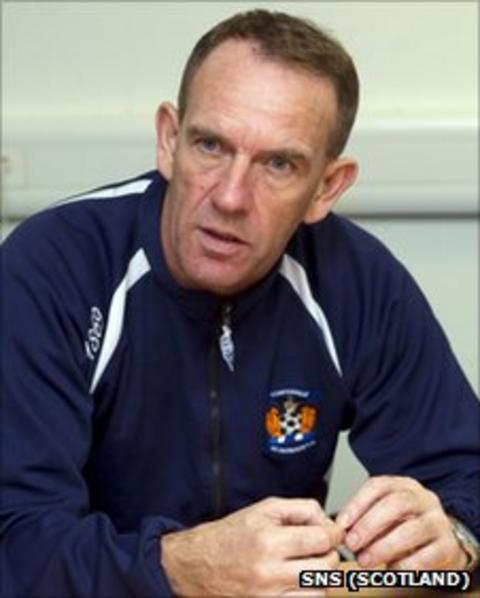 Kilmarnock manager Kenny Shiels