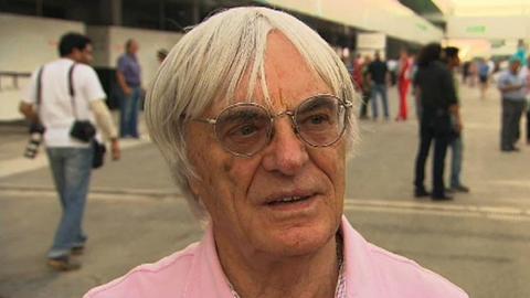 Formula 1 boss Bernie Ecclestone