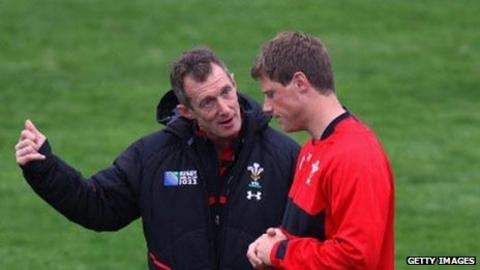 Rob Howley and Rhys Priestland
