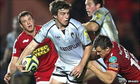 George Ford in action against Scarlets