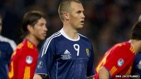 Scotland striker Kenny Miller