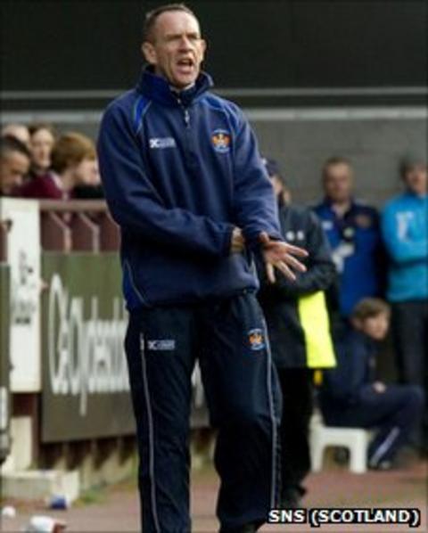 Kilmarnock manager Kenny Shiels