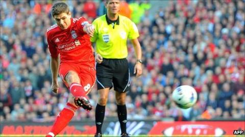 Liverpool skipper Steven Gerrard