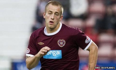 Hearts defender Danny Grainger