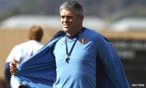 Nick Mallett trains Italy