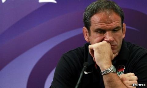England manager Martin Johnson