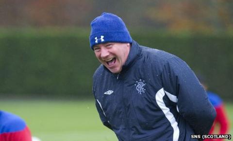 Rangers manager Ally McCoist