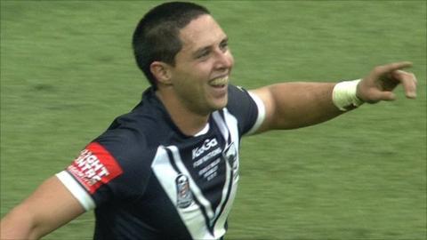 New Zealand try-scorer Gerard Beale