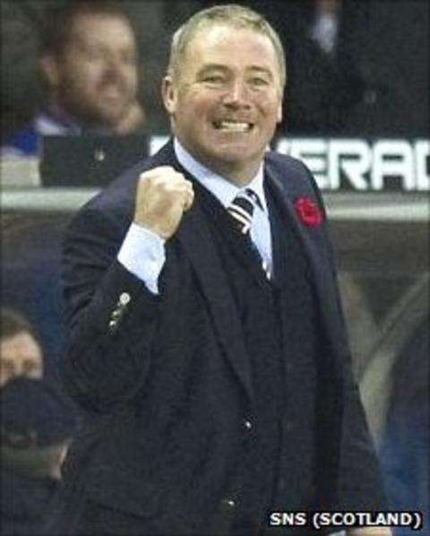 Rangers manager Ally McCoist