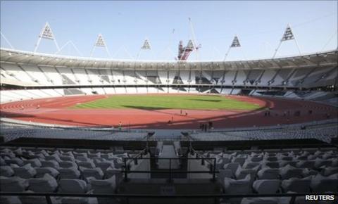 The 2012 Olympic Stadium in London