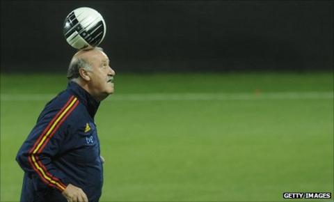 Spain coach Vicente Del Bosque