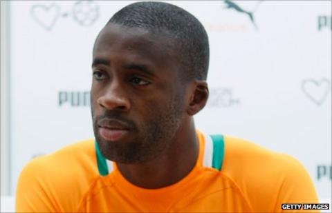 Yaya Toure of Ivory Coast