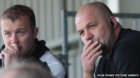 Richard Webster (right) with Patrick Horgan