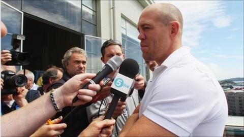 Gloucester rugby player Mike Tindall