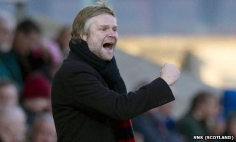 Falkirk manager Steven Pressley