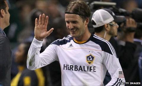 David Beckham of LA Galaxy
