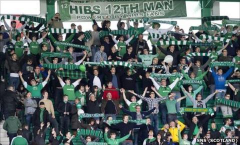 Hibs fans