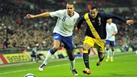Everton midfielder Jack Rodwell