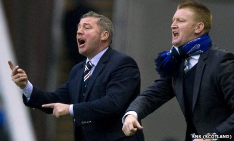 Rangers boss Ally McCoist (left) and St Johnstone counterpart Steve Lomas