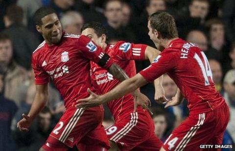 Glen Johnson (left) and Jordan Henderson