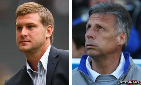 Karl Robinson and John Ward