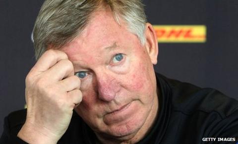 Manchester United manager Sir Alex Ferguson