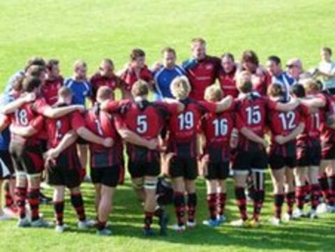Jersey group huddle