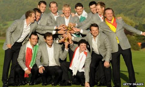 Europe win the 2010 Ryder Cup