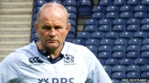Scotland head coach Andy Robinson