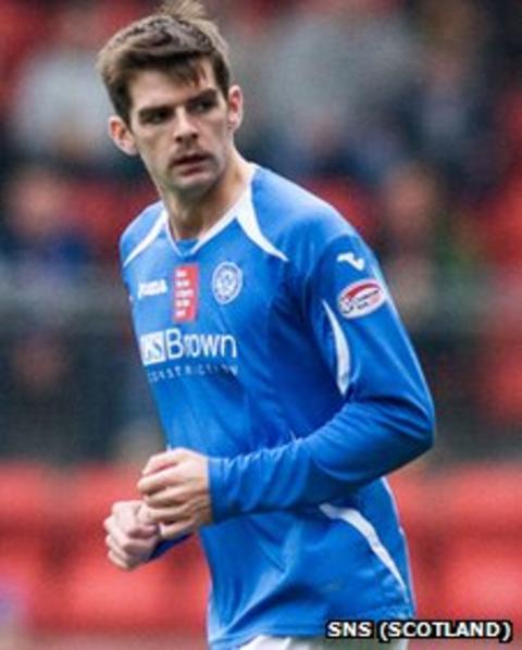 On-loan St Johnstone striker Cillian Sheridan